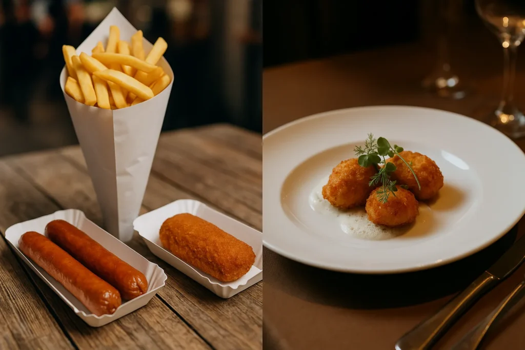 Restaurant of frituur: de juiste plek voor de juiste snack